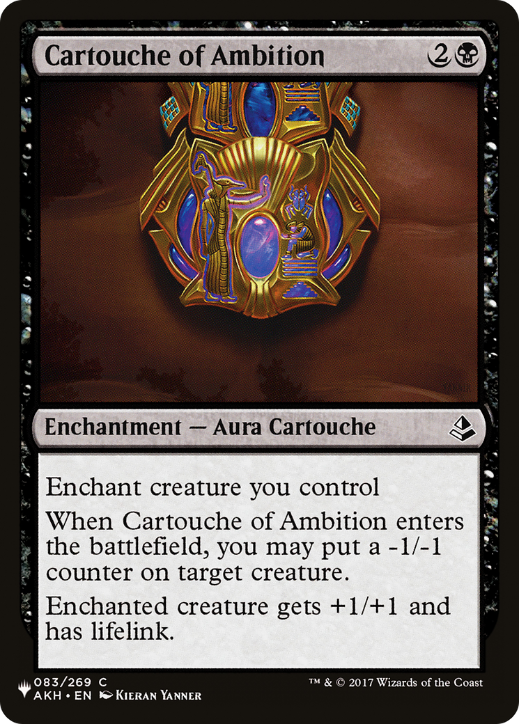 Cartouche of Ambition [The List] | Webway Games