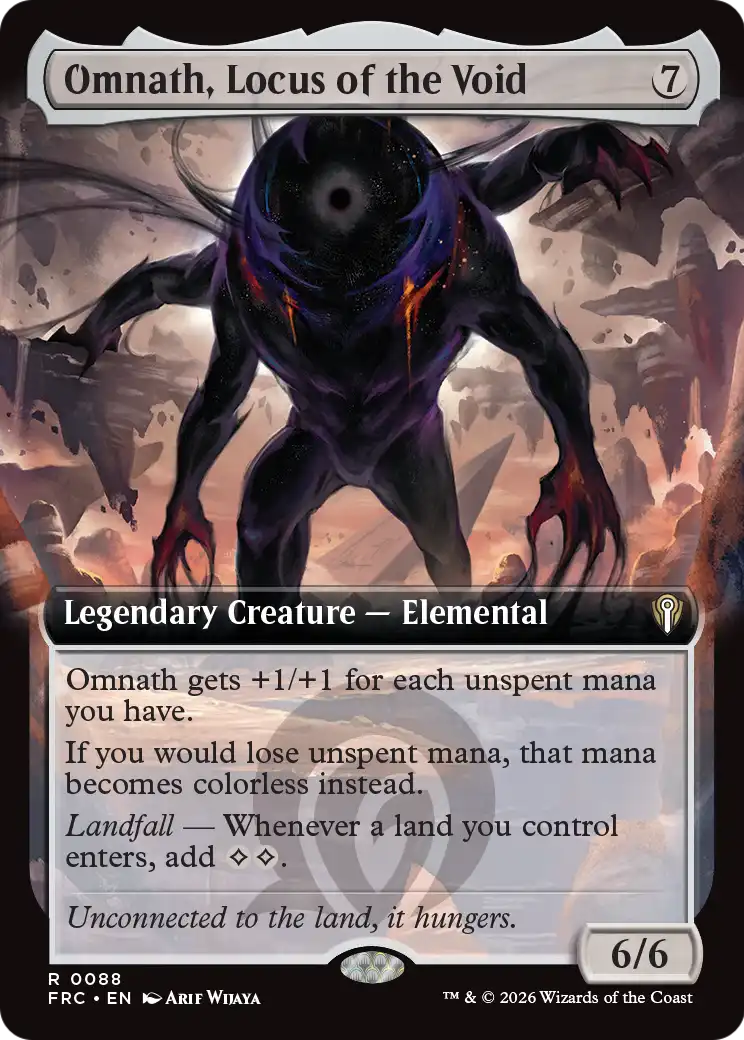 Omnath, Locus of the Void (Extended Art) [Reality Fracture Commander] | Webway Games