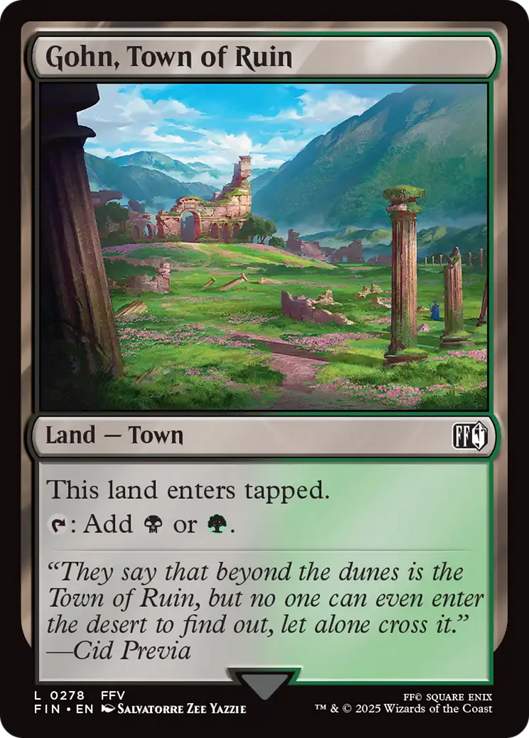 Gohn, Town of Ruin [FINAL FANTASY] | Webway Games