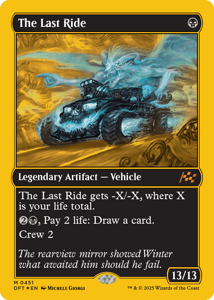 The Last Ride (First-Place Foil) [Aetherdrift] | Webway Games