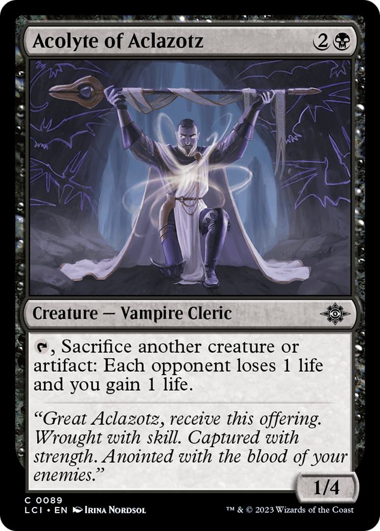 Acolyte of Aclazotz [The Lost Caverns of Ixalan] | Webway Games