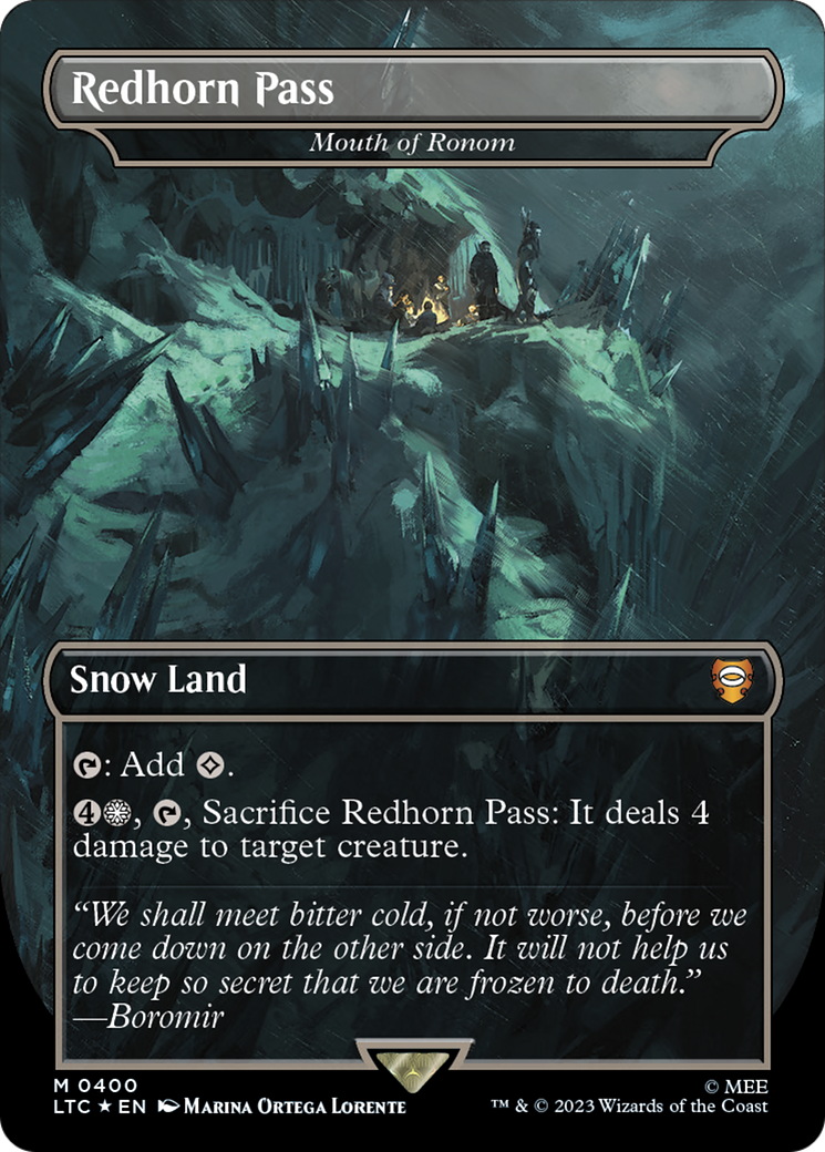 Redhorn Pass - Mouth of Ronom (Surge Foil Realms and Relics) [The Lord of the Rings: Tales of Middle-Earth Commander] | Webway Games