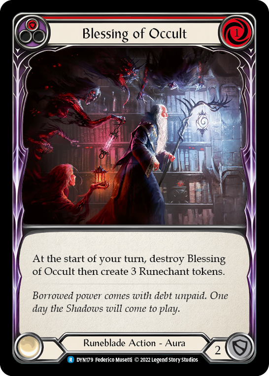 Blessing of Occult (Red) [DYN179] (Dynasty) | Webway Games