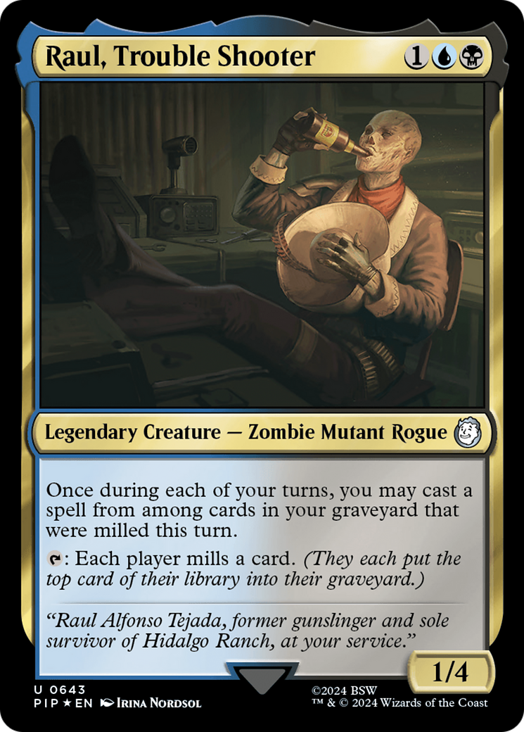 Raul, Trouble Shooter (Surge Foil) [Fallout] | Webway Games