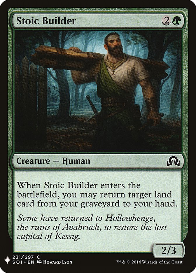 Stoic Builder [Mystery Booster] | Webway Games
