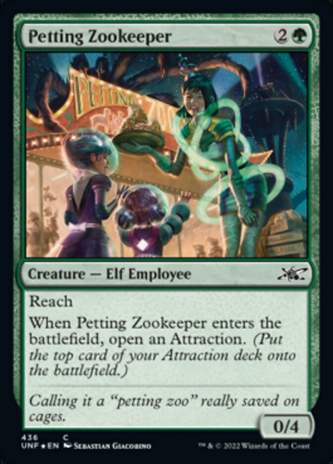 Petting Zookeeper (Galaxy Foil) [Unfinity] | Webway Games