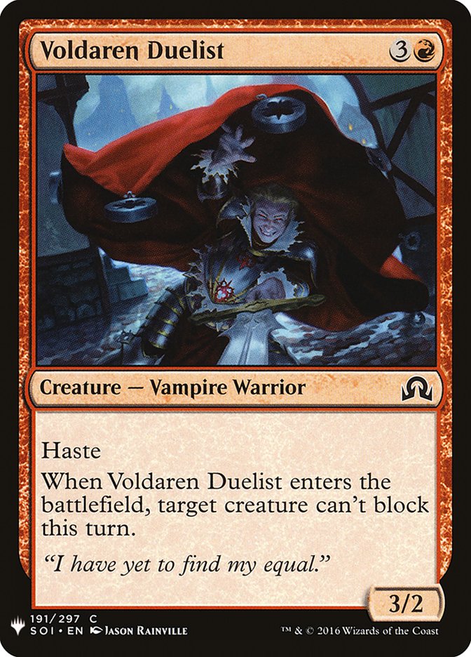 Voldaren Duelist [Mystery Booster] | Webway Games