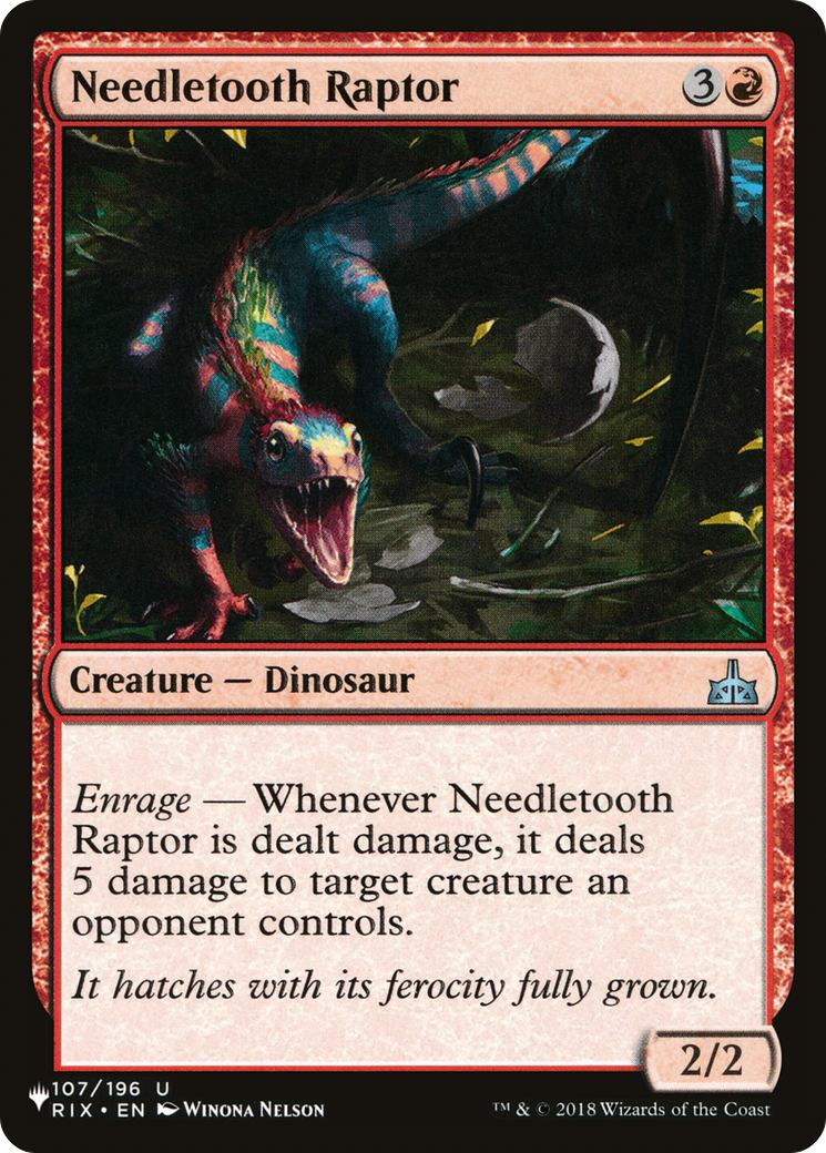 Needletooth Raptor [The List] | Webway Games