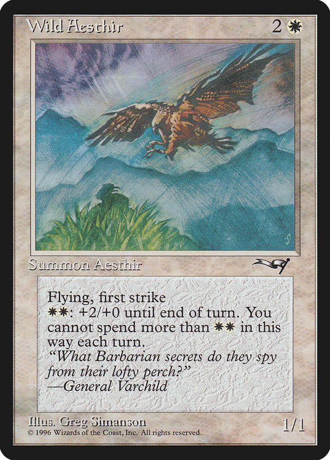 Wild Aesthir (Mountain Background) [Alliances] | Webway Games