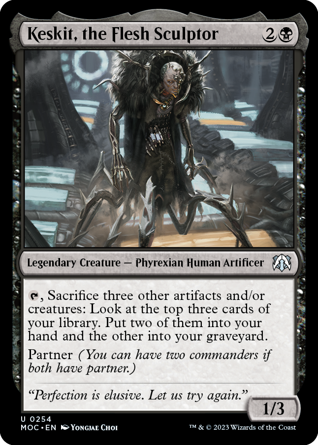 Keskit, the Flesh Sculptor [March of the Machine Commander] | Webway Games