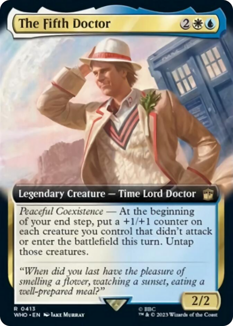The Fifth Doctor (Extended Art) [Doctor Who] | Webway Games
