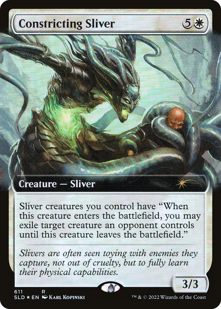 Constricting Sliver (Extended Art) [Secret Lair Drop Promos] | Webway Games