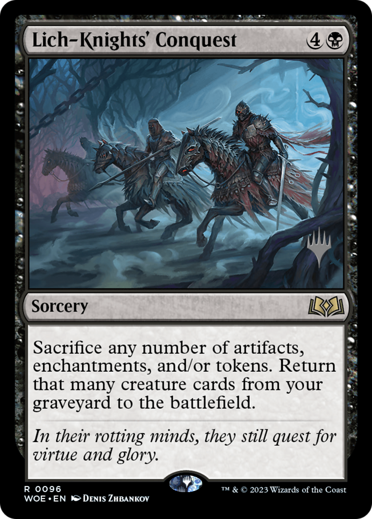 Lich-Knights' Conquest (Promo Pack) [Wilds of Eldraine Promos] | Webway Games