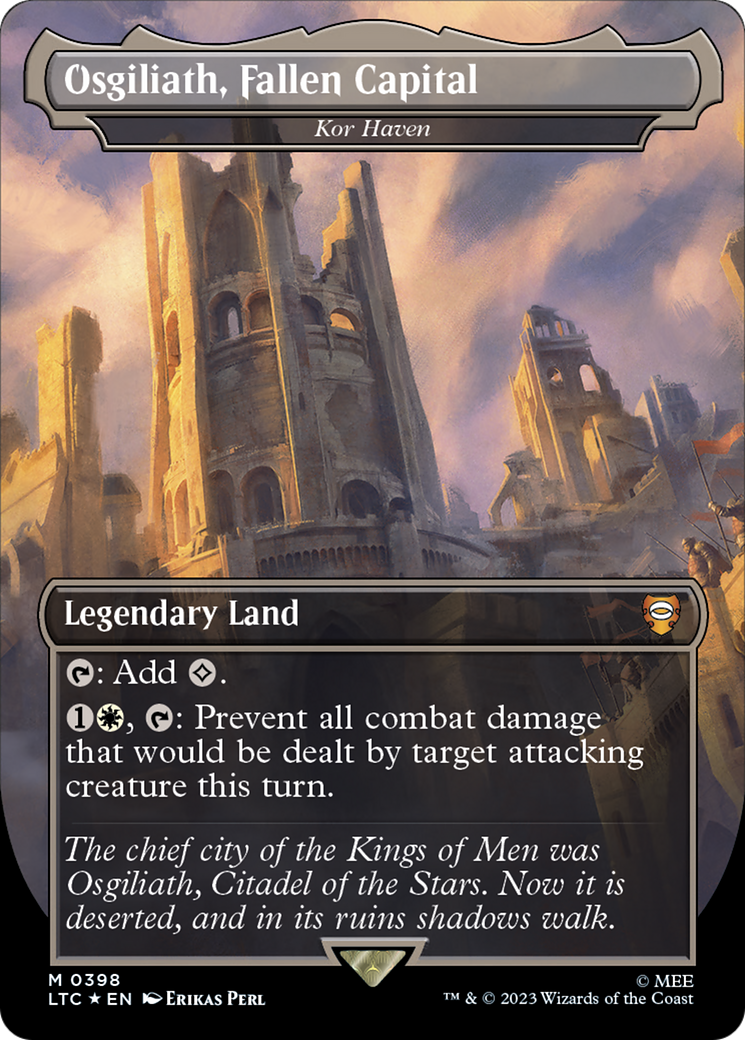Osgiliath, Fallen Capital - Kor Haven (Surge Foil Realms and Relics) [The Lord of the Rings: Tales of Middle-Earth Commander] | Webway Games
