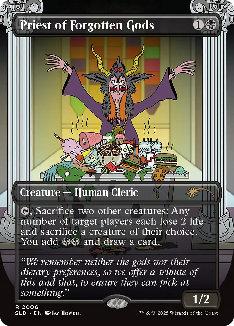 Priest of Forgotten Gods (Rainbow Foil) [Secret Lair Drop Series] | Webway Games