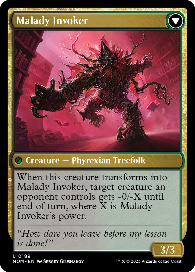 Herbology Instructor // Malady Invoker [March of the Machine] | Webway Games