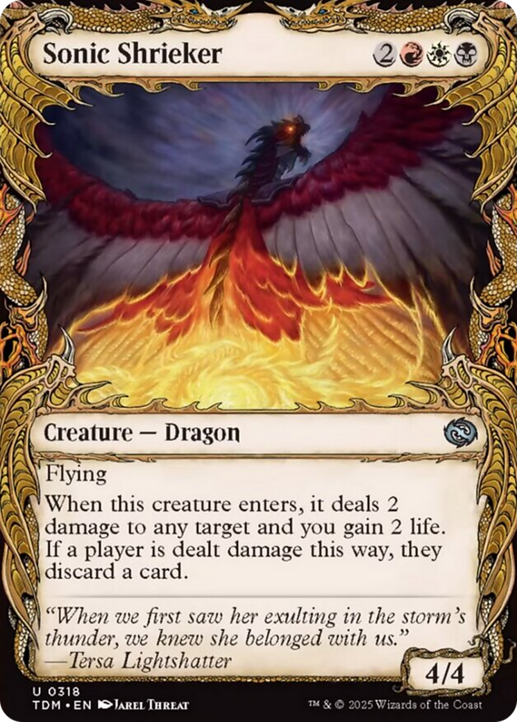 Sonic Shrieker (Showcase) [Tarkir: Dragonstorm] | Webway Games