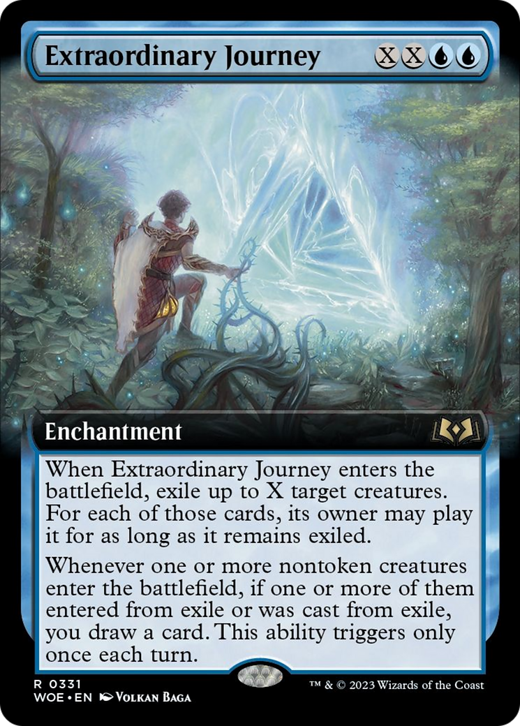 Extraordinary Journey (Extended Art) [Wilds of Eldraine] | Webway Games