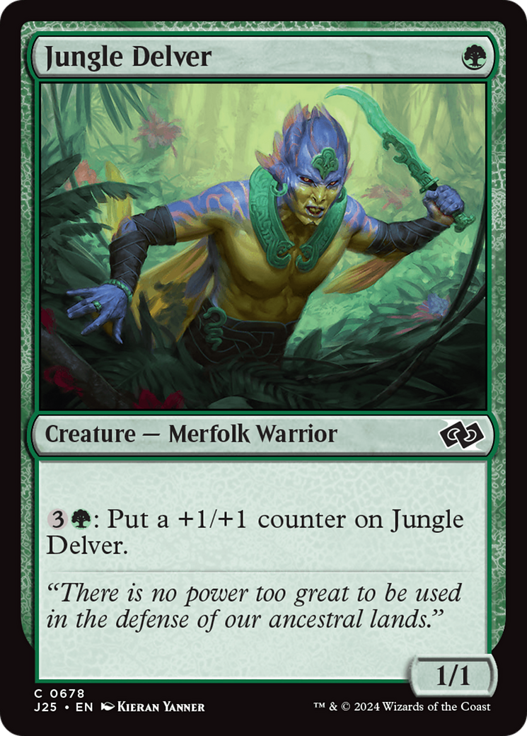 Jungle Delver [Foundations Jumpstart] | Webway Games