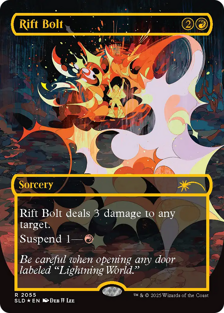 Rift Bolt (2055) (Raised Foil) [Secret Lair Drop Series] | Webway Games