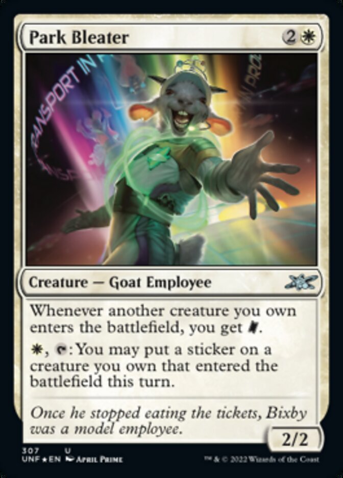Park Bleater (Galaxy Foil) [Unfinity] | Webway Games