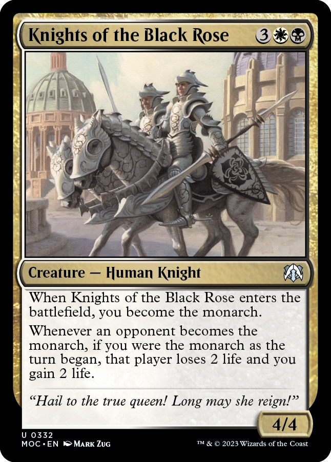 Knights of the Black Rose [March of the Machine Commander] | Webway Games