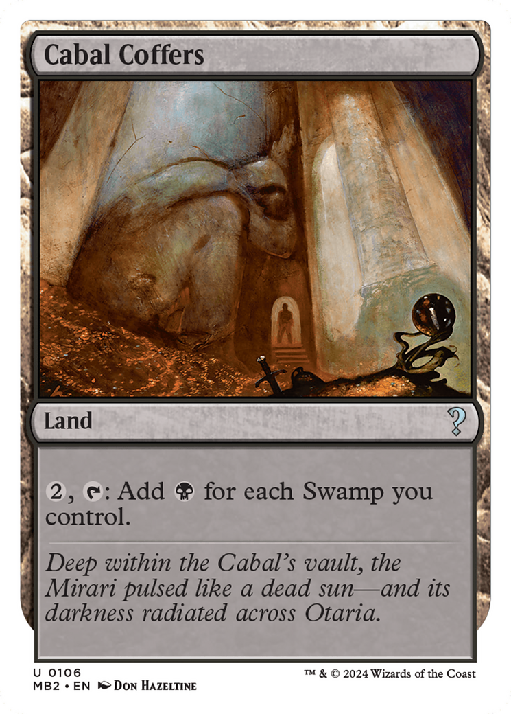 Cabal Coffers (White Border) [Mystery Booster 2] | Webway Games