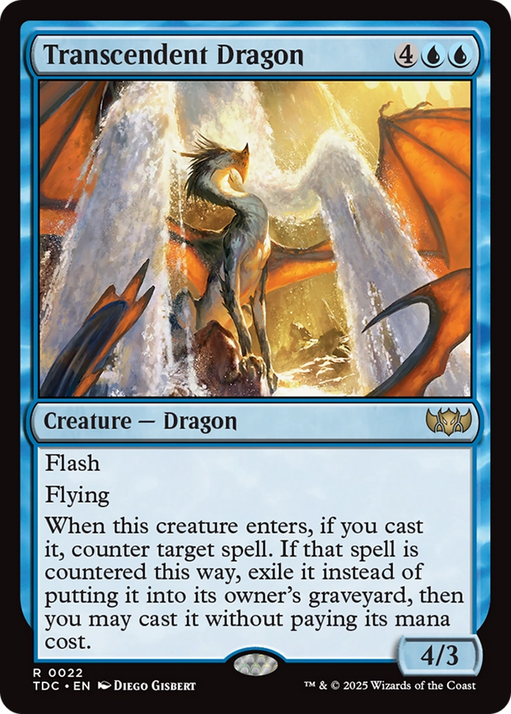 Transcendent Dragon [Tarkir: Dragonstorm Commander] | Webway Games