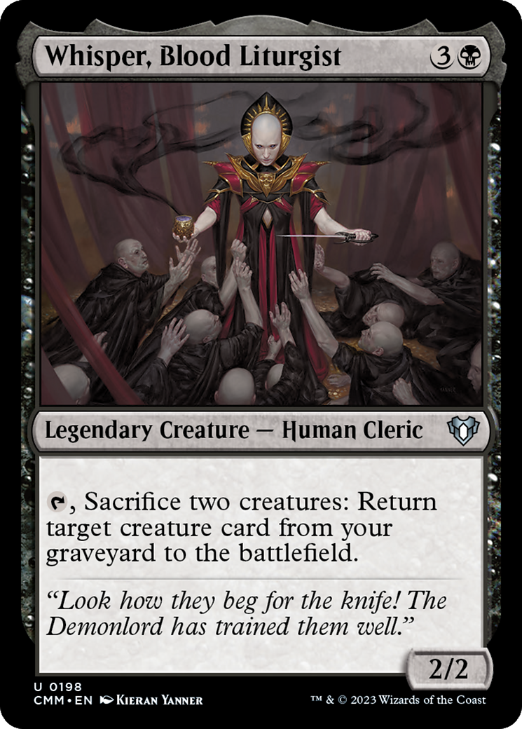 Whisper, Blood Liturgist [Commander Masters] | Webway Games