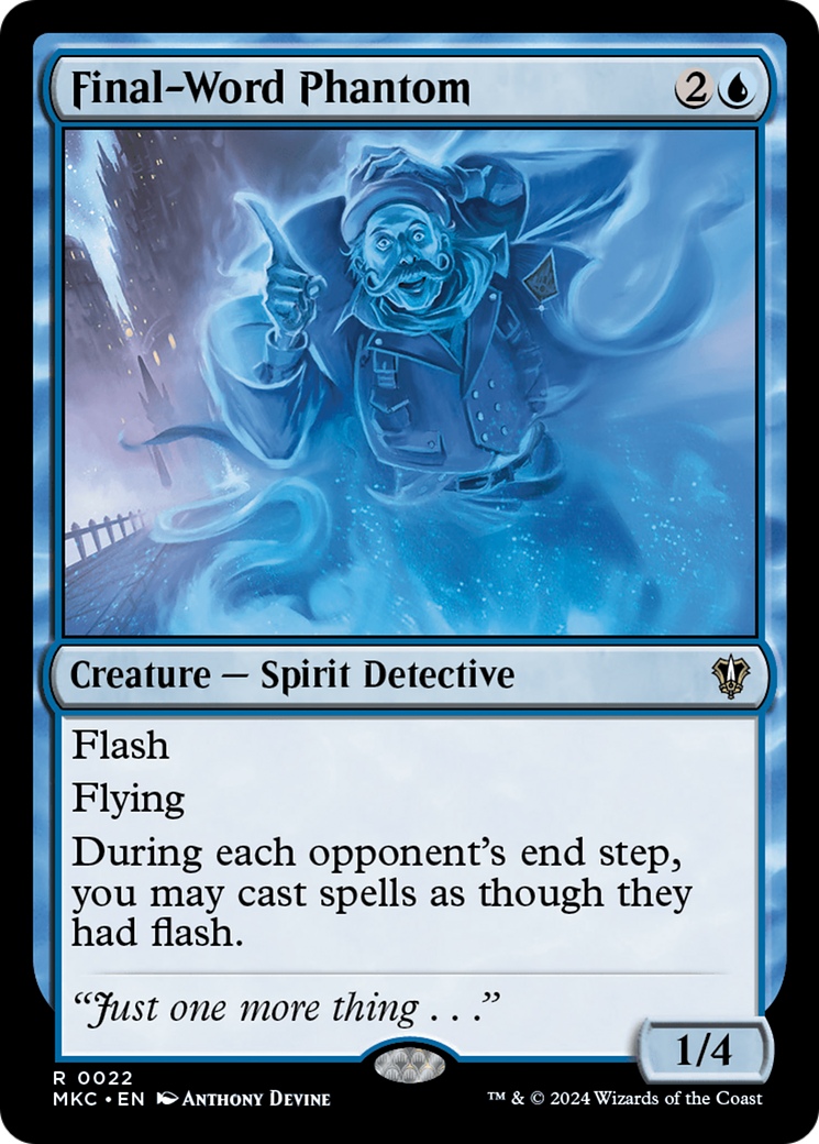 Final-Word Phantom [Murders at Karlov Manor Commander] | Webway Games