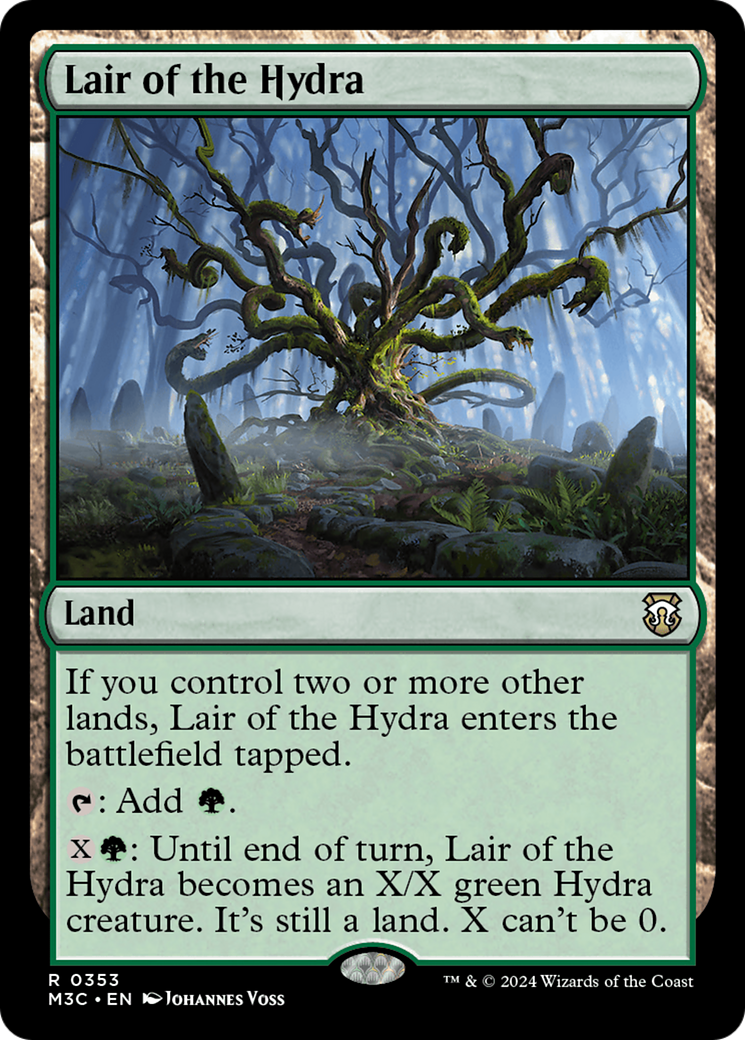 Lair of the Hydra (Ripple Foil) [Modern Horizons 3 Commander] | Webway Games