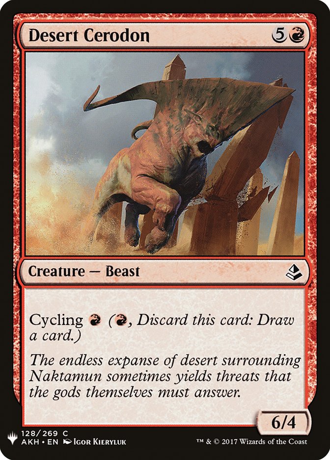 Desert Cerodon [Mystery Booster] | Webway Games