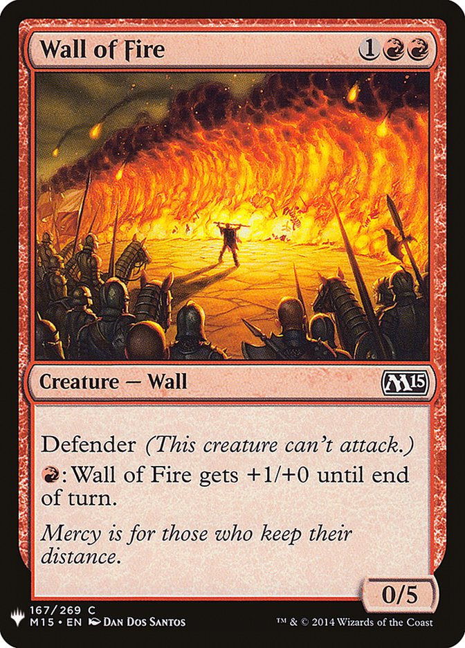 Wall of Fire [Mystery Booster] | Webway Games