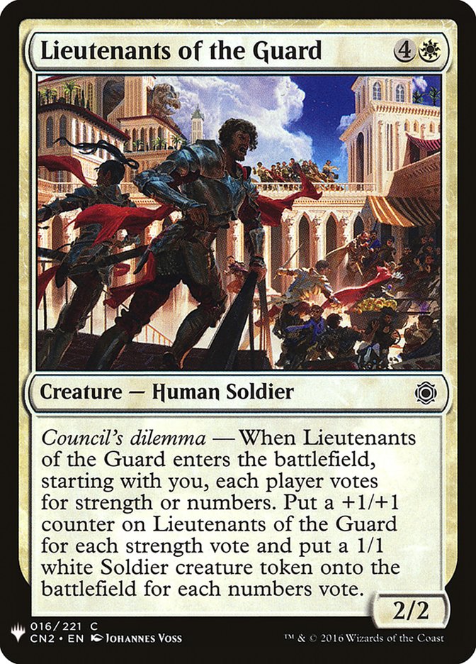 Lieutenants of the Guard [Mystery Booster] | Webway Games