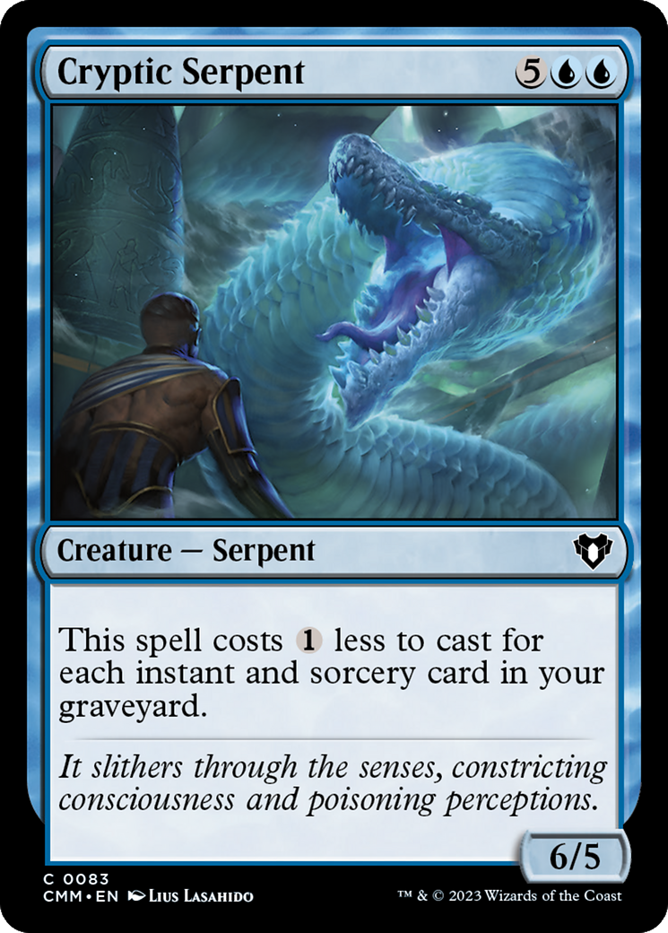 Cryptic Serpent [Commander Masters] | Webway Games