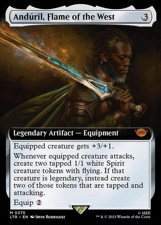 Anduril, Flame of the West (Extended Art) [The Lord of the Rings: Tales of Middle-Earth] | Webway Games