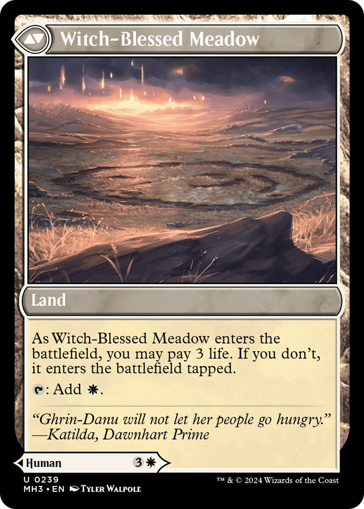 Witch Enchanter // Witch-Blessed Meadow [Modern Horizons 3] | Webway Games