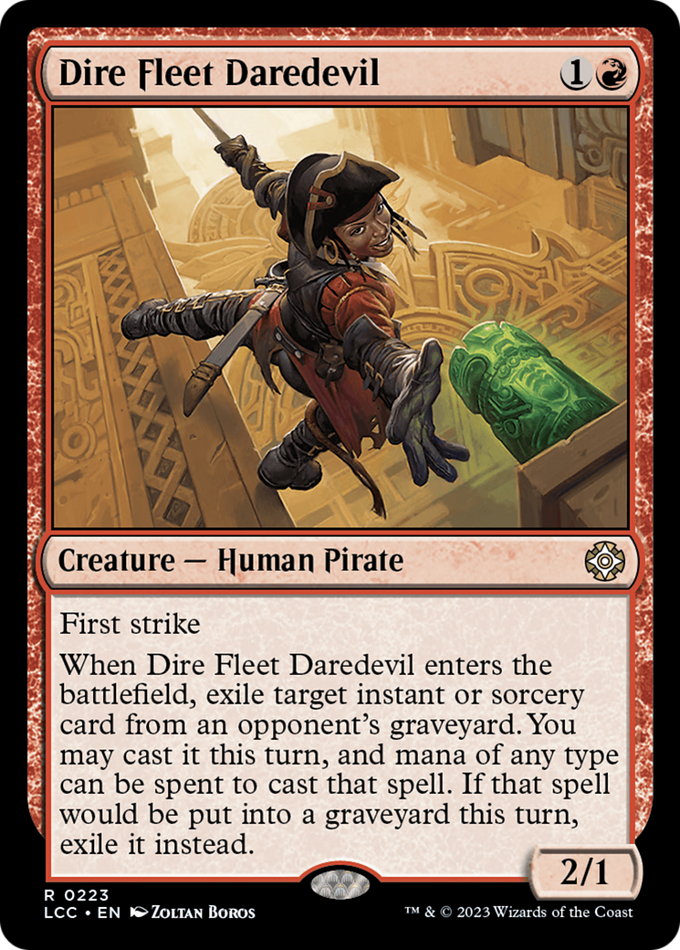 Dire Fleet Daredevil [The Lost Caverns of Ixalan Commander] | Webway Games