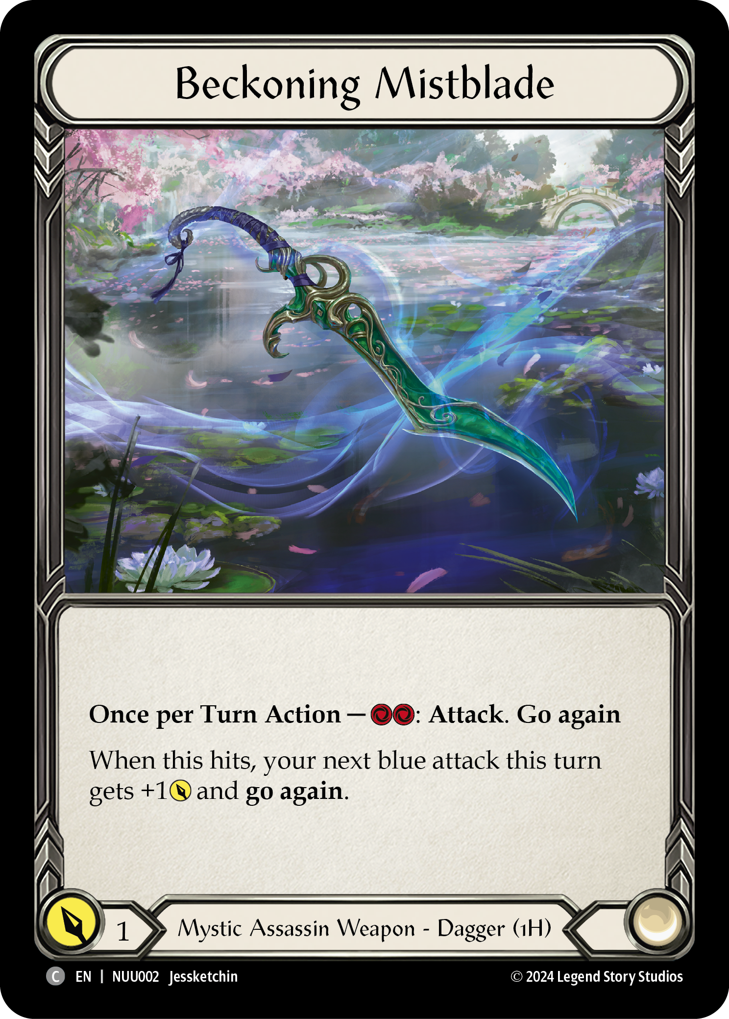 Beckoning Mistblade [NUU002] (Part the Mistveil Nuu Blitz Deck) | Webway Games