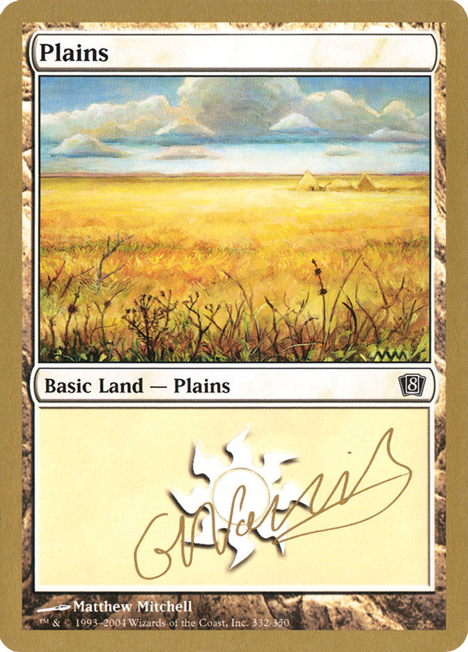 Plains (gn332) (Gabriel Nassif) [World Championship Decks 2004] | Webway Games
