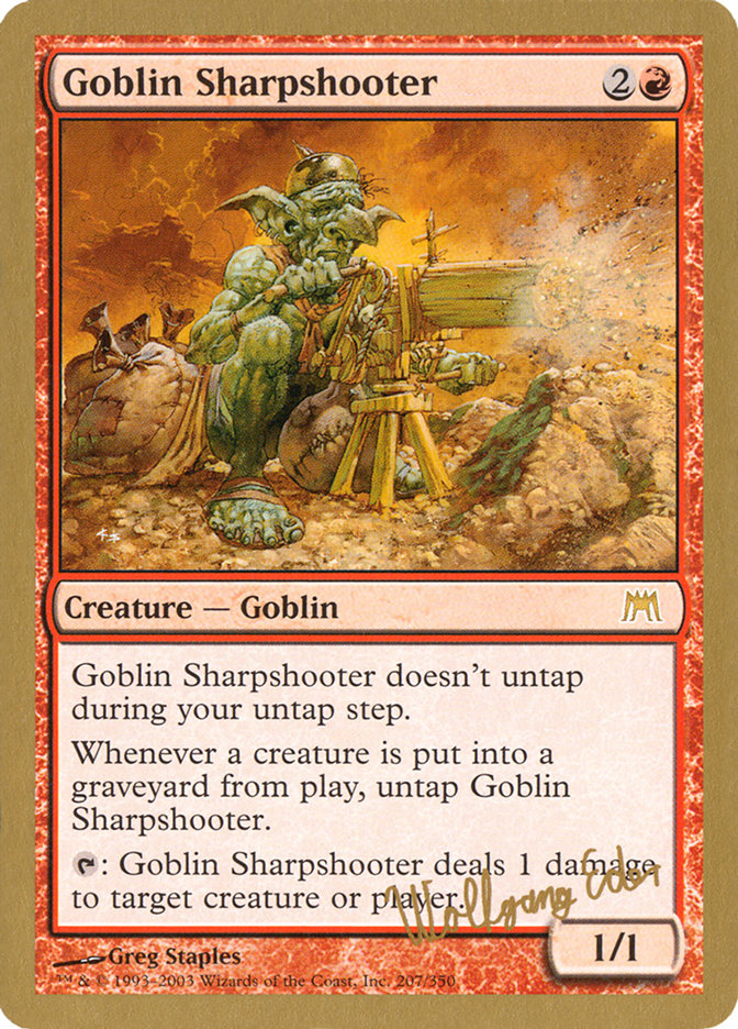 Goblin Sharpshooter (Wolfgang Eder) [World Championship Decks 2003] | Webway Games