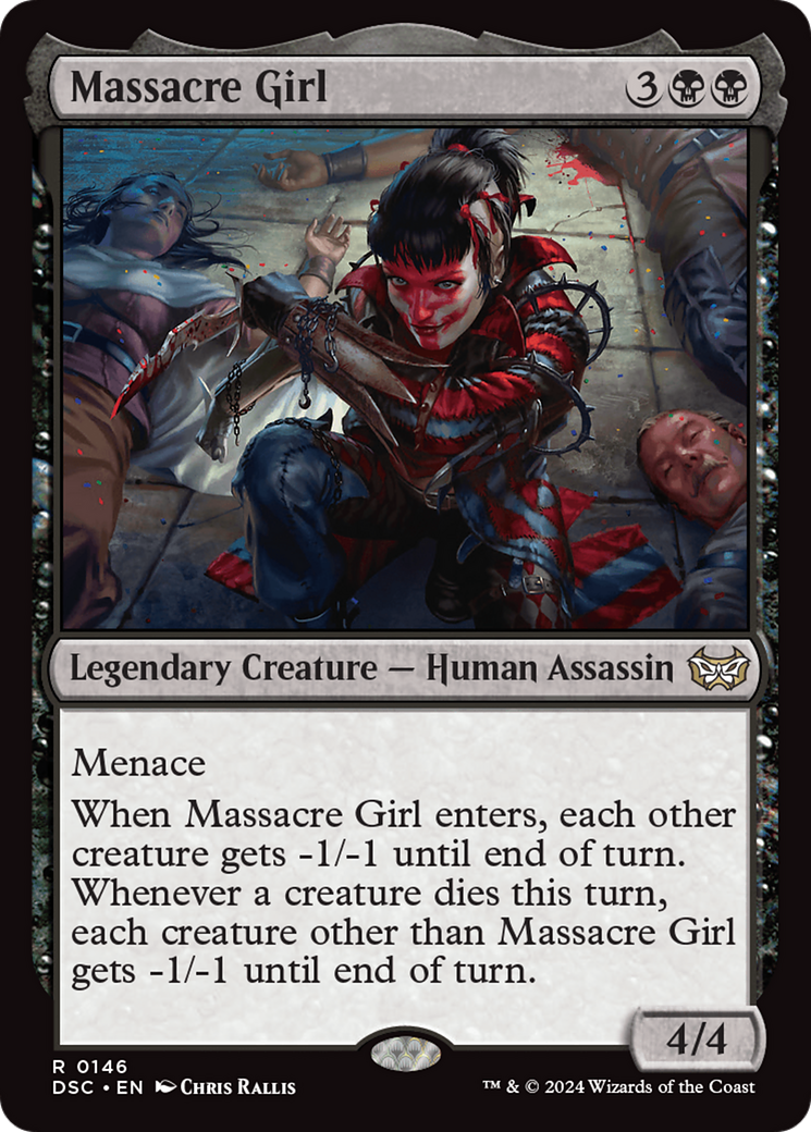 Massacre Girl [Duskmourn: House of Horror Commander] | Webway Games