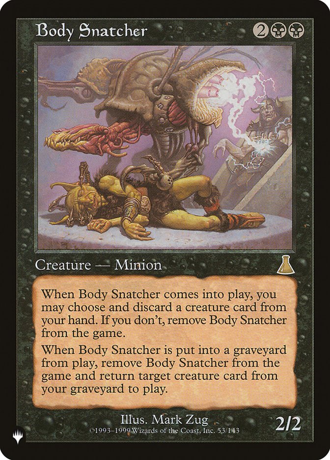 Body Snatcher [The List] | Webway Games