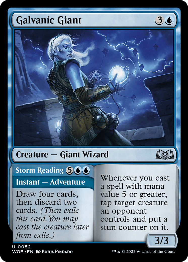 Galvanic Giant // Storm Reading [Wilds of Eldraine] | Webway Games