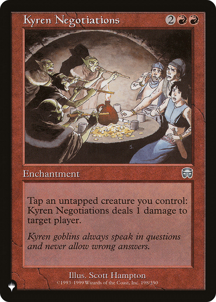 Kyren Negotiations [The List] | Webway Games