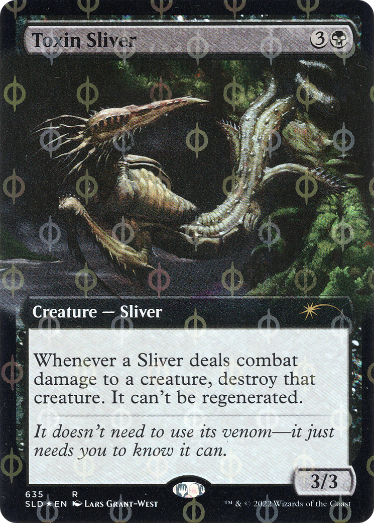 Toxin Sliver (Extended Art) (Step-and-Compleat Foil) [Secret Lair Drop Promos] | Webway Games