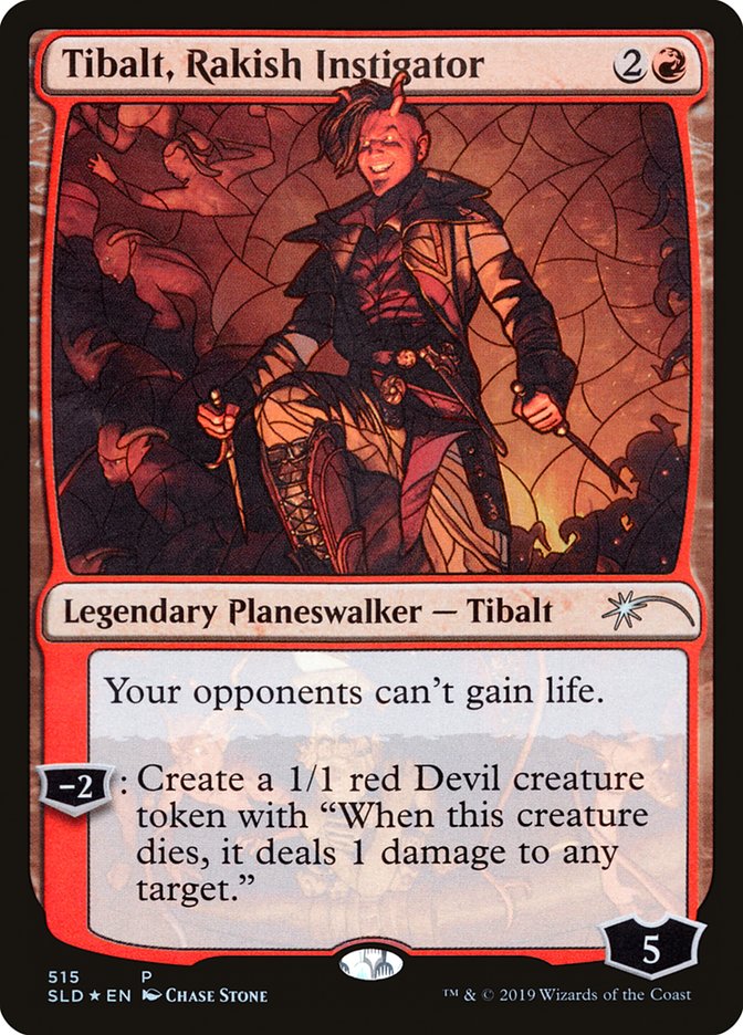 Tibalt, Rakish Instigator (Stained Glass) [Secret Lair Drop Promos] | Webway Games