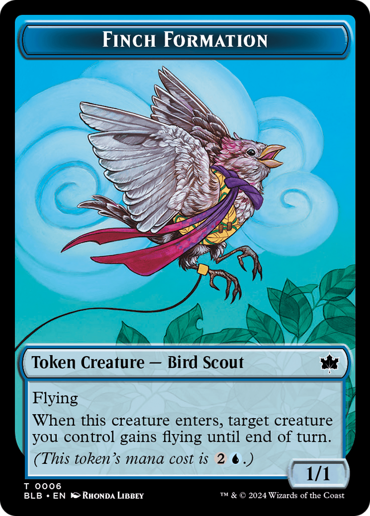 Finch Formation Token [Bloomburrow Tokens] | Webway Games