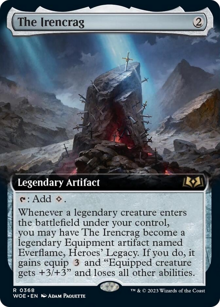 The Irencrag (Extended Art) [Wilds of Eldraine] | Webway Games