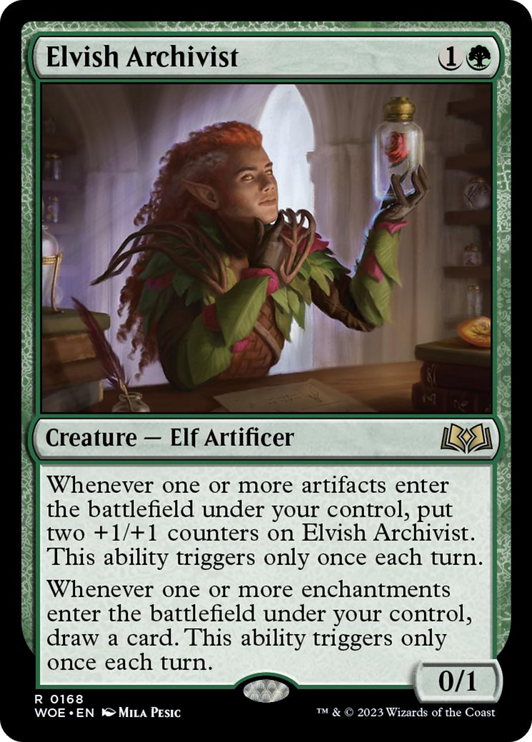 Elvish Archivist [Wilds of Eldraine] | Webway Games